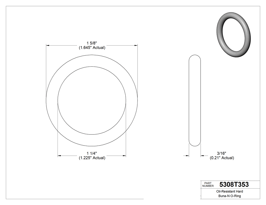 Technical drawing - 5308T353